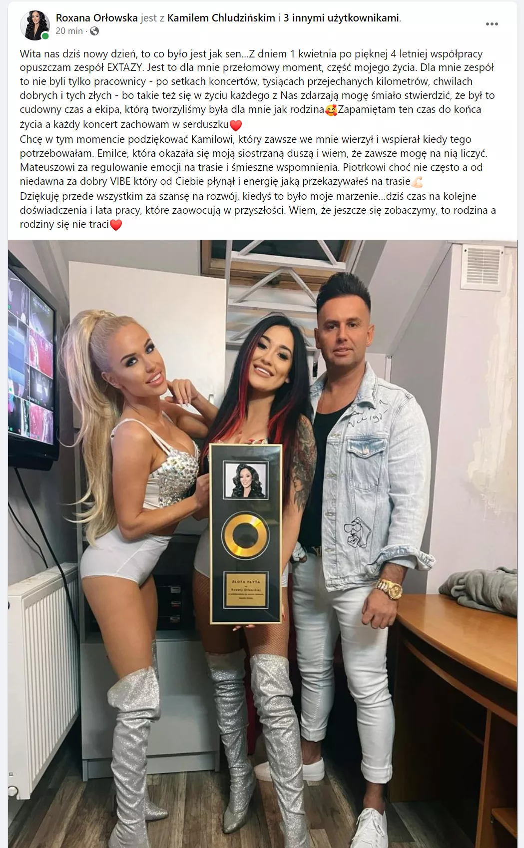 Oficjalnie! Roxaok odchodzi z zespołu Extazy! Ogromne emocje i wielkie wzruszenie! 